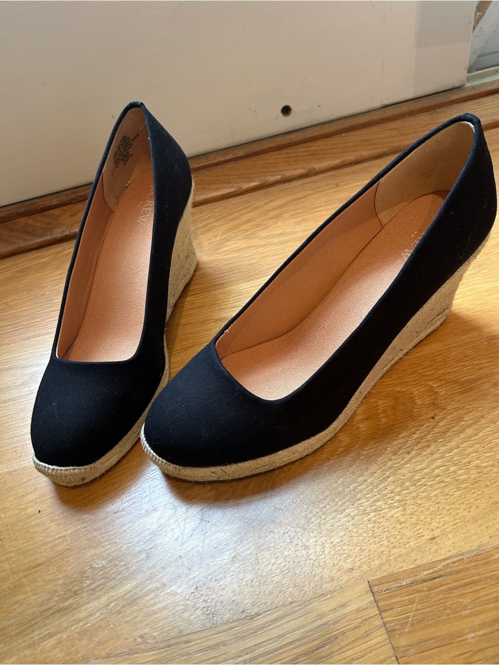 J. Crew Canvas Espadrille Wedges